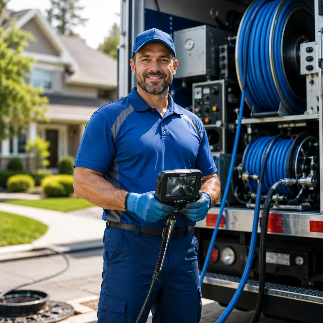 Local outdoor drain cleaning specialists in Easton, CT